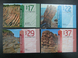 Hong Kong 2014 Definitive Stamps Rocks / Landscapes Geopark Sticker Stamps Booklet - Unused Stamps