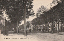 ANGERS. - Boulevard Du Maréchal-Foch. Au Verso Cachet De A. GOIRAND Chaussures - Angers