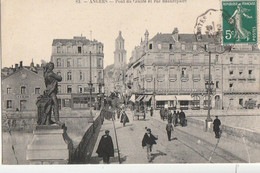 ANGERS. -  Pont Du Centre Et Rue Beaurepaire - Angers