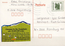 DDR GDR RDA - Postkarte Goethe-Schiller-Denkmal (MiNr: P 107 I) 1990 - Siehe Scan - Postcards - Used