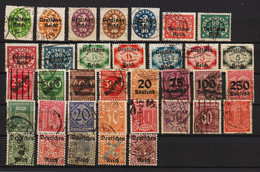 Lot Deutsches Reich Dienstmarken (0260) - Dienstzegels