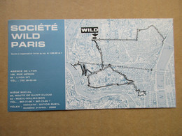 Carte De Visite / Société Wild Paris - Visiting Cards