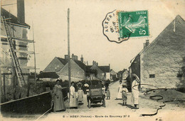 Héry * La Route De Rouvray , N°2 * Automobile Voiture Ancienne Pub Photographe BOTEX Auxerre - Hery