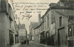 St Yriex * La Rue Victor Hugo * Coiffeur Pharmacie * Café Du Commerce - Saint Yrieix La Perche