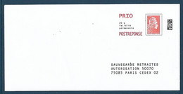 Postréponse Marianne D'Yseult "Sauvegarde Retraites" 75085 Paris Cedex 02, Dos 351194, Pas De N° Intérieur - Prêts-à-poster: Réponse