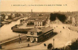 Rennes * La Gare De La Mission Et Les Quais De La Prévalaye * Ligne Chemin De Fer - Rennes