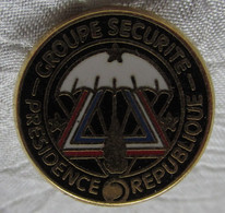 Militaria Rare Pin's GSPR Groupe Sécurité Présidence République (4) - Police & Gendarmerie