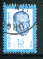 TURQUIE- Y&T N°2406- Oblitéré - Used Stamps