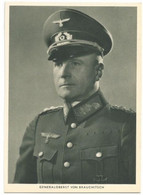 WW2 1939-45; Deutschland; Wehrmacht Heer - Generaloberst Von Brauchitsch - 1939-45