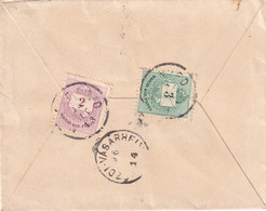 A19305 - TARGU SECUIESC KEZDIVASARHELY COVER ENVELOPE USED 1896 ROMANIA STAMP MAGYAR KIRALYI POSTA - Cartas & Documentos