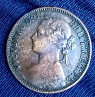 Great Britain , 1 Farthing . 1879  Km 753  , UNC Patina , Gomaa - B. 1 Farthing