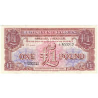Billet, Grande-Bretagne, 1 Pound, Undated 1956, KM:M29, NEUF - British Troepen & Speciale Documenten