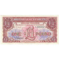 Billet, Grande-Bretagne, 1 Pound, Undated 1956, KM:M29, NEUF - Forze Armate Britanniche & Docuementi Speciali