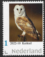 Nederland 2022-10  Uilen Owls Kerkuil  Barn Owl    Postfris/mnh/sans Charniere - Nuovi