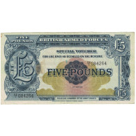 Billet, Grande-Bretagne, 5 Pounds, KM:M23, TB - British Armed Forces & Special Vouchers