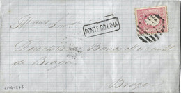 Ponte De Lima Cover To Braga - Lettres & Documents