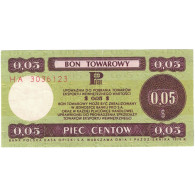 Billet, Pologne, 5 Cents, 1973, 1973-07-01, KM:FX49, SUP+ - Pologne