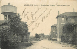 VILLEJUIF - Hospice Paul Brousse, Allée De La Porte 12, Château D'eau. - Water Towers & Wind Turbines