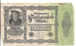 ALLEMAGNE 50000 MARK 1922 VF P 79 - 50000 Mark