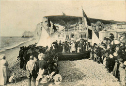 étretat * Le Baptême Du Bateau STELLA * Cérémonie Religieuse - Etretat