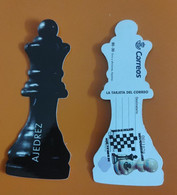 SPAIN 2018 CHESS Pawn Shaped Maxicard / Postcard ( FIrst Day Cancelled ) Odd Shaped + Unusual  (**) - Briefe U. Dokumente