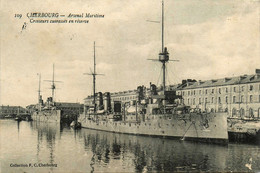 Cherbourg * Arsenal Maritime * Les Croiseurs Cuirassés En Réserve * Bateau Navire De Guerre * Militaria - Cherbourg