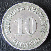 Empire Allemand / Deutsches Reich - Monnaie 10 Pfennig 1904 E - 10 Pfennig