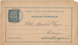 Ponta Delgada – 1895 Stationary Card To Montenegro - Ponta Delgada