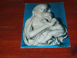 54056-                        FIRENZE, MUSEO NAZIONALE, LUCA DELLA ROBBIA, MADONNA COL BAMBINO - Vergine Maria E Madonne