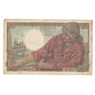 France, 20 Francs, Pêcheur, 1948, Y.171, TB+, Fayette:13.12, KM:100c - 20 F 1942-1950 ''Pêcheur''