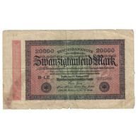 Billet, Allemagne, 20,000 Mark, 1923, 1923-02-20, KM:85b, B+ - 20000 Mark