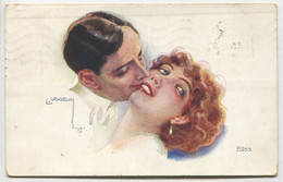 Usabal Painter - Couple In Love, Bliss, Year 1915 - Usabal