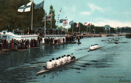 Sport - Aviron, Huit Sur La Tamise: May Races "the Eights" - Oxford - Non Circulated Post Card - Canottaggio