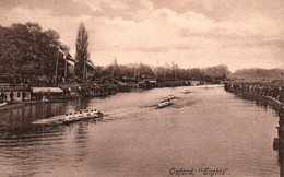 Sport - Aviron, Huit Sur La Tamise: Races "the Eights" - Oxford - Non Circulated Post Card - Canottaggio