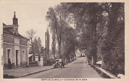 GENILLE (Indre-et-Loire): L'Avenue De La Gare - Genillé