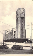 CPA Belgique - Bruxelles - Brussels - Gare Du Nord - Noordstatie - Tour Avec Horloge - Voitures - Cercanías, Ferrocarril