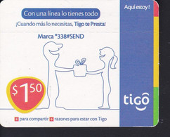 TARJETA DE EL SALVADOR DE CON UNA LINEA LO TIENES TODO (TIGO) - El Salvador