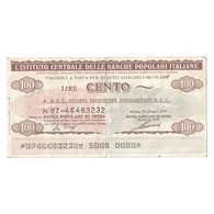 Billet, Italie, 100 Lire, 1977, 1977-06-27, Arona, SUP - [10] Checks And Mini-checks