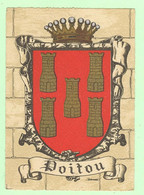 W633 - POITOU - Armoiries - Vendée, Charente, Vienne - Blason - Poitou-Charentes