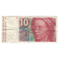 Billet, Suisse, 10 Franken, 1986, KM:53f, TTB - Suisse