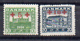 Danemark N° 130 Et 131 Neufs * - Cote 47,50€ - Nuovi