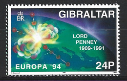 GIBRALTAR. N°692 De 1994. Lord Penney. - Atomenergie