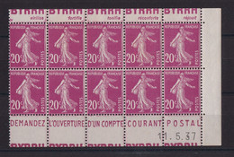FRANCE.  YT  N° 190d   Neuf **   1924 - 1906-38 Semeuse Camée