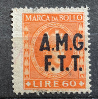 TRIESTE A - AMG FTT  - MARCA DA BOLLO  TASSA FISSA L.60 - Fiscaux