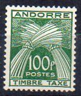 Andorre Français Taxe N° 41 Neuf * - Cote 80€ - Unused Stamps