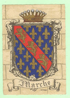 W667 - POITOU - MARCHE -  Armoiries - Blason - Poitou-Charentes