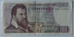 Belgium 100 Francs Lombard 10.01.74 Jordens - Vandeputte P134 VF+++/XF- - 100 Francs