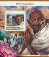 Niger Miniature Sheet 718 (complete. Issue.) Unmounted Mint / Never Hinged 2017 Mahatma Gandhi - Niger (1960-...)