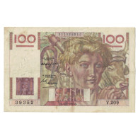 France, 100 Francs, Jeune Paysan, 1947, V.209, TB+, Fayette:28.15, KM:128b - 100 F 1945-1954 ''Jeune Paysan''