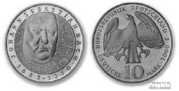 BRD (BR.Deutschland) Jägernr: 476 2000 F Stgl./unzirkuliert Silber Stgl./unzirkuliert 2000 10 DM Bach - Commemorations